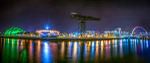 Clydeside Night Panorama