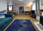 View of the living area towards the kitchen