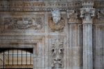 Casa de Montejo, façade portal, architrave & right pilaster & pillar
