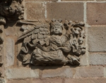 Chancel arch, left spandrel, Passion Angel