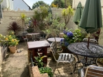 Lovely sunny patio garden