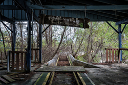 Abandoned Six Flags (New Orleans, LA) | Ozarka Splash Ride Start