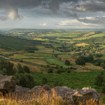 Panorama From Curbar Edge