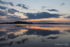 Sunset reflection at Stoneyford