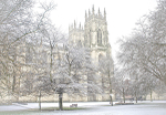 CHRISTMAS SNOW, YORK MINSTER