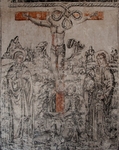 Upper cloister walk mural, Crucifixion