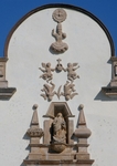 Santa María, façade gable, Coronation of the Virgin ensemble