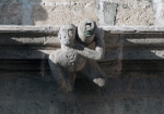 Cloister gargoyle, male figure