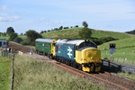 JL - 13.9.23 37418 + Caroline 2Z02 Carlisle - Newcastle, Throp