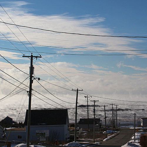 Arctic Fog Sea Smoke Vortices