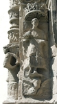 Façade portal, left jamb sculpture