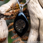 jpai 181 Whitby Jet & Ammonite Inlay
