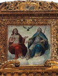 High altar, top tier central painting