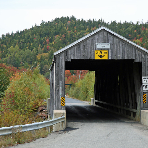 The Canal Covered Bridge near St. George, NB was built in 1917.