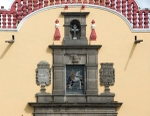Santiago Mixquitla, façade gable