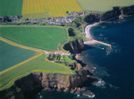 A00672G Auchmithie coastal village
