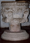 La Concepción, Capilla del Rosario, baptismal font