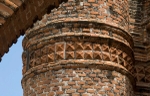 Turret detail, diamondwork