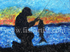 Taupo Fisherman and a Trout.