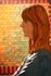 FIGURE IN GREEN SKIRT PROFILE