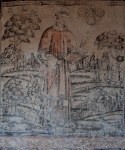Upper cloister walk mural, St. Lawrence