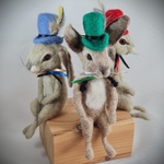 Hares in hats photo 2