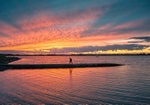 Fireball Sunset, Malahide Estuary