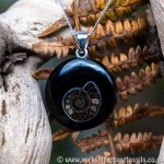 Sold jpai 185 Whitby Jet & Ammonite Inlay