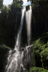 Sekumpul Waterfall cascading onto rocks, Bali