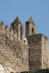 Parapet battlement & turrets