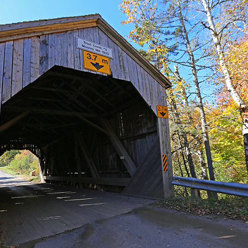 The Trout Creek #5 bridge crosses over the Kennebecasis River near Waterford and was constructed in 1923.