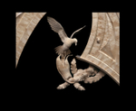 Hand Carved Detail.....Deliverance......conceptual art furniture