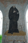 La Concepción, lower cloister walk pillar, friar Nicolás de Agreda