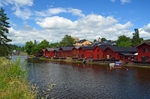 Porvoonjoki river at Porvoo, Uusimaa, Finland