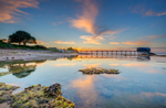 z3638 Sunset Reflections, Bembridge
