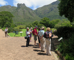 South Africa Cape Town National Botanical Garden group and guide 3