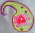 Paisley Needle felting.