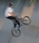 BMX trick Biker