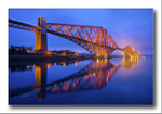 Blue Dawn at the Forth Rail Bridge North Queensferry