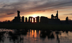Byland Abbey at Dusk