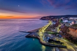 z3995 Dawn over Shanklin Beach