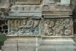 Chancel arch, right pilasters bases