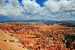 Clouds over Bryce Canyon