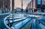 Metal seat, Market Place