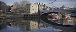 WINTER SCENE, YORK  MINSTER, LENDAL TOWER,  LENDAL BRIDGE