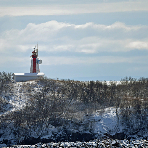 Partridge Island Lighthouse Saint John New Brunswick Canada