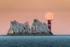 ab605 The Sturgeon Moon over the Needles lighthouse