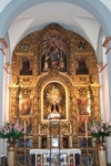San Juan Bautista, Capilla del Rosario, altar