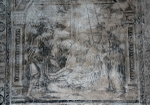 Lower cloister walk mural, Deposition
