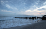 High tide at dusk, Cardigan bay